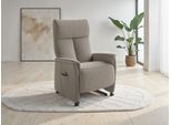 TV-Sessel SIT & MORE "Cremona Comfort", beige (taupe), B:76cm H:119cm T:84cm, 100% Polyester, Sessel, TV-Sessel, wahlweise manuell oder elektrischer Funktion mit Akku