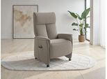 TV-Sessel SIT & MORE "Cremona Comfort", beige (taupe), B:76cm H:112cm T:84cm, 100% Polyester, Sessel, TV-Sessel, wahlweise manuell oder elektrischer Funktion mit Akku