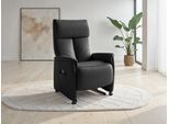 TV-Sessel SIT & MORE "Cremona Comfort", schwarz, B:76cm H:112cm T:84cm, Sessel, TV-Sessel, wahlweise manuell oder elektrischer Funktion mit Akku