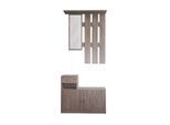 HTI-Living Garderobenpaneel mit Schuhschrank Thekla Sonoma
