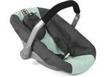Puppen Autositz CHIC2000 "für Puppen bis Größe 50 cm", grün (grau, mint), Puppenausstattungen, KinderB:31cm H:32cm T:45cm, Kunststoff, Polyester, Stahl, Puppen Autositz, B:31cm H:32cm T:45cm