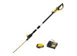 Set DeWalt Akku-Stabheckenschere 18V + Akku 5Ah + Ladegerät 4A (DCMPH566P1-QW)