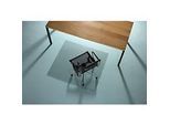 Bodenschutzmatte Ecogrip® Solid-RS Office Products, für Teppichböden, Ankernoppen, rutschfest & schwer entflammbar, 1300 x 1200 mm, PC, transparent
