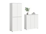 Garderobenschrank Scarpa Weiß