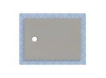 Geberit CleanFloor30 Duschfläche 551005291 bodeneben, mit Dichtvlies, 80 x 110 cm, grau / matt