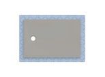 Geberit CleanFloor30 Duschfläche 551006291 bodeneben, mit Dichtvlies, 80 x 120 cm, grau / matt