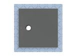 Geberit CleanFloor30 Duschfläche 551002DM1 bodeneben, mit Dichtvlies, 80 x 80 cm, graphit / matt