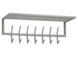 Wandgarderobe Wohnling ca. 74,5x29x30 cm Silberfarben