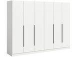 Drehtürenschrank KOPENHAGEN ca.240x181x52cm Weiß
