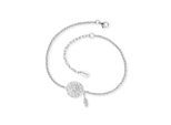 Fußkette mit Anhänger ENGELSRUFER "TRAUMFÄNGER", silber (edelstahlfarben), Fußketten, Edelstahl, glänzend