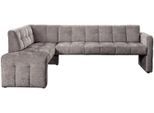 Essbank EXXPO - SOFA FASHION "Barista, bequem und elegant, hohe Bodenfreiheit", cappuccino, B:245cm H:83cm T:159cm, Sitzbänke, Essbank, Eckbank Barista bequem und elegant, hochwertige Detailverarbeitung
