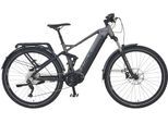 E-Bike PROPHETE "Stack 5.8" Gr. 48, grau (grau, schwarz), Elektrofahrräder, 48cm, 29 Zoll (73,66cm), Pedelec, Elektrofahrrad für Herren