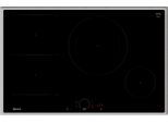 NEFF Induktions-Kochfeld "T58SHS1L0", grau (silberfarben), B:80,2cm H:5,5cm T:52,3cm, Kochfelder, mit virtueller Twist Touch Bedienung