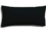 Kissenbezug SCHLAFGUT "EASY JERSEY Kissenhülle 100% Baumwolle, weicher Edel-Jersey, bügelfrei", schwarz (off, schwarz), B:40cm L:80cm, Jersey, Obermaterial: 100% Baumwolle, Kissenbezüge, Kissenbezug, mit farblich angepasstem Reißverschluss, pflegeleicht, formstabil
