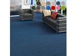 Teppichboden OTTO HOME "Zephyra, Schlinge, Gesamthöhe 8 mm, Made in Netherlands", blau (dunkelblau), B:400cm L:800cm, Kunstfaser, Teppiche, Uni Farben, Breite 400 cm, strapazierfähig, Wohnzimmer, Schlafzimmer