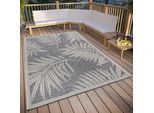 Teppich HANSE HOME "Paru", grau (grau,creme), B:190cm H:6mm L:290cm, Polypropylen (PP), Teppiche, Teppich, strapazierfähig, pflegeleicht, robust, In- und Outdoor, wetterfest