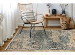 Teppich KAYOOM "Charu 300", blau, B:80cm H:3,5mm L:150cm, Polypropylen, Teppiche, Teppich