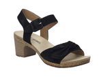 Sandale JOSEF SEIBEL "Grace 11, schwarz", Damen, Gr. 38, schwarz, Obermaterial: 100% Rindsleder Leather cow., Schuhe Sandale
