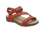 Sandale JOSEF SEIBEL "Tonga 25, rot", Damen, Gr. 39, rot, Obermaterial: 100% Rindsleder Leather cow., Schuhe Sandale