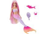 Meerjungfrauenpuppe BARBIE "Meerjungfrau Malibu", bunt, Puppen, Kinder, Meerjungfrauenpuppe, mit Farbwechsel
