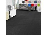 Teppichboden OTTO HOME "Zephyra, Schlinge, Gesamthöhe 8 mm, Made in Netherlands", schwarz, B:400cm L:175cm, Kunstfaser, Teppiche, Teppichboden, Uni Farben, Breite 400 cm, strapazierfähig, Wohnzimmer, Schlafzimmer