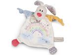 Schmusetuch NICI "My first NICI, Schmusetuch & Rasselring Schutz-Häschen", Baby, beige, Plüsch, Polyester, Schnuffeltücher Schmusetuch, in Geschenkverpackung