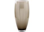 Tischvase GILDE "Vase Africa", braun, grau, B:18cm H:40cm T:18cm, Glas, Vasen, Tischvase