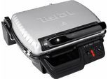 Kontaktgrill TEFAL "GC3050", silber (silberfarben), B:33cm H:18cm T:34cm, Kontaktgrill_Standgrill_Tischgrill_Teppanyakigrill, Kontaktgrill, aufklappbar, regelbarer Thermostat, antihaftbeschichtet