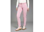 Chinohose AJC, Damen, Gr. 44, N-Gr, rosa, Web, Obermaterial: 98% Baumwolle, 2% Elasthan, gerade, unten schmal lang, Hosen Chinohose, in lässiger Form mit konstrastfarbendem Gürtel