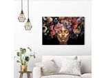 Wandbild REINDERS "Serene Golden", bunt (farbe bild(er): bunt), B:90cm H:60cm T:3cm, MDF, Bilder, Wandbild