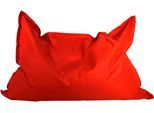 Sitzsack KINZLER "Meso", rot, B:100cm H:10cm, Polyester, Sitzsäcke, Sitzsack, Uni Farben, Outdoor geeignet, ideal im Wohnzimmer & Kinderzimmer