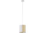 EGLO Hängeleuchte "ARNHEM", weiß, 1, Ø 24cm H: 110cm, 1 Stk., Leuchten, Ø24 x H110 cm / exkl. 1 x E27 (max. 40W) / Seegras und Kraftpapier, Hängeleuchte