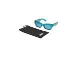 Sonnenbrille URBAN CLASSICS "Urban Classics Unisex Sunglasses Venice", Damen, blau (transparentwatergrün), Sonnenbrillen Sonnenbrille