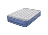 Bestway Luftbett Tritech AIR 67630, Hellgrau, Dunkelblau, Kunststoff, 152x46x203 cm, RoHS, Dekra, integrierte elektrische Pumpe, integriertes Kissen, beflockte Schlafseite, Schlafzimmer, Betten, Gästebetten, Luftbetten