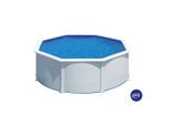Gre , Weiß , Metall , 120 cm , Pools & Wasserspaß, Pools, Aufstellpools, Stahlwandpools