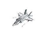 Reobrix 33021 Kampfjet Klemmbaustein Flugzeug 1600 Teile ab 14