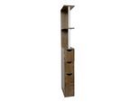 HTI-Living Raumteilerregal 136 cm Thekla Eiche