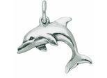 Kettenanhänger ADELIA´S "Anhänger Delphin 925 Silber – Silberanhänger Delphin", silber, Schmuckanhänger, Mädchen, Silber 925 (Sterlingsilber), Kettenanhänger, Silberanhänger Delphin