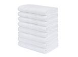 Handtücher OTTO HOME "Vanessa, 8 Handtücher, 50x100cm, in Standard- und Premium-Qualität", weiß, B:50cm L:100cm, Walkfrottee, Obermaterial: 100% Baumwolle, Handtücher, Handtücher mit Bordüre, 100% Baumwolle, einfarbig, weich