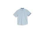 TOM TAILOR Herren Regular Fit Kurzarmhemd aus Baumwolle, blau, Gepunktet, Gr. M