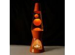 Lavaleuchte , Terracotta , Metall , länglich , 9x29x9 cm , Lampen & Leuchten, Innenbeleuchtung, Dekoleuchten