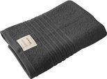 Handtuch DYCKHOFF "Nature", grau (anthrazit), B:50cm L:100cm, Frottier, Obermaterial: 100% Baumwolle, Handtücher