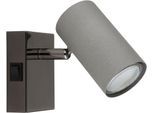 GLOBO LIGHTING Deckenstrahler "ROBBY", schwarz (schwarz, chrom), 1, 1 Stk., Leuchten, Deckenspot, GU10 Fassung, Wohnzimmer, Flur, Deckenstrahler