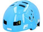 Kinderfahrradhelm FISCHER FAHRRAD "BMX-Helm Game" Gr. XS, blau, Helme, Kinder, XS Kopfumfang: 48cm - 54cm, Kinderfahrradhelm