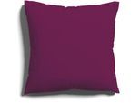 Kissenbezug SCHLAFGUT "EASY JERSEY Kissenhülle 100% Baumwolle, weicher Edel-Jersey, bügelfrei", lila (lila deep), B:40cm L:40cm, Jersey, Obermaterial: 100% Baumwolle, Kissenbezüge, Kissenbezug, mit farblich angepasstem Reißverschluss, pflegeleicht, formstabil