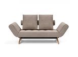 3-Sitzer INNOVATION LIVING ™ "Ghia Schlafsofa, Couch mit Wohlfühl-Faktor", beige, B:178cm H:83cm T:93cm, Sofas, 3-Sitzer, eine große Liegefläche mit geringer Stellfläche, beidseitig abklappbar