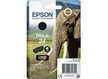 EPSON Tintenpatrone "Black 24 Claria Photo HD Ink", schwarz, Tintenpatronen, original Epson Druckerpatrone 24 schwarz, Tintenpatrone