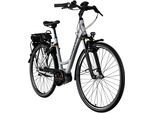 E-Bike ZÜNDAPP "X200 - Bosch Mittelmotor" Gr. 51, silber (silber, schwarz), Elektrofahrräder, 51cm, 28 Zoll (71,12cm), E-Bike, Pedelec, Elektrofahrrad für Damen u. Herren