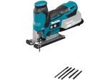 Akku-Pendelhubstichsäge MAKITA "DJV185Z", gelb (blau), B:77mm H:183mm L:259mm, Sägemaschinen, LXT 18V • 135 mm • 800-3.000 min-1, ohne Akku und Ladegerät
