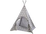 Spielzelt ROBA "Tipizelt Little Stars", grau, Spielzelte, KinderB:115cm H:156cm T:115cm, Zeltstoff, Spielzelt, B:115cm H:156cm T:115cm